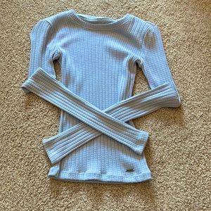 Light blue, stretchy, XS, sweater, Hollister, light fabric